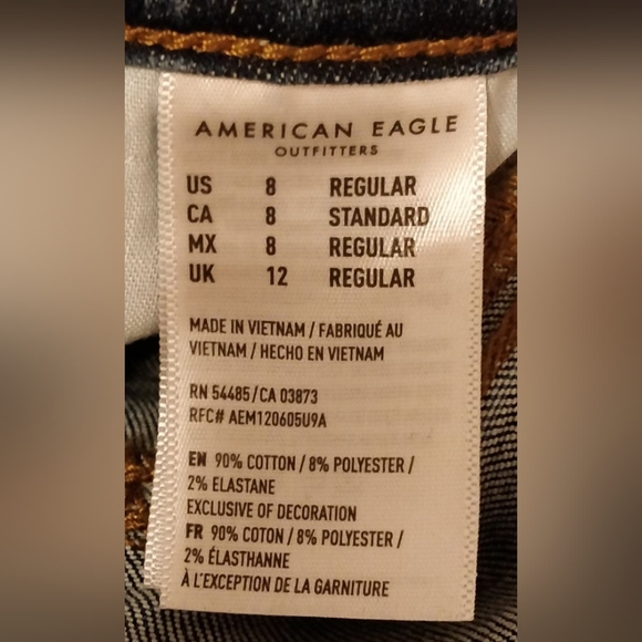 Medium Blue Wash High Waisted Jeggings - Picture 5 of 6